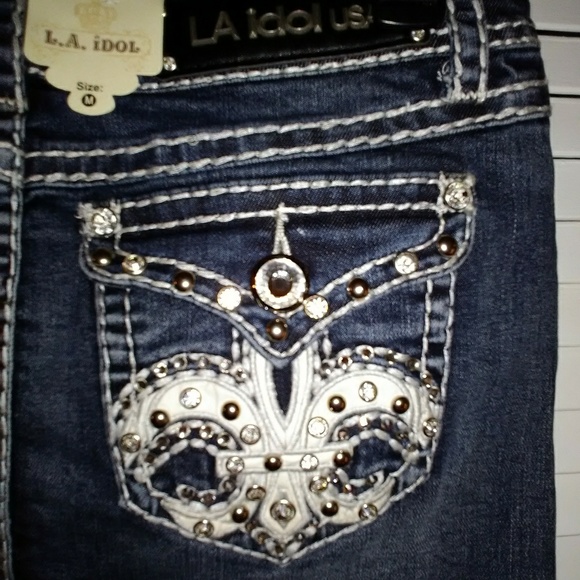 🎊L.A. iDOL Jean Mini Skirt - Picture 4 of 4